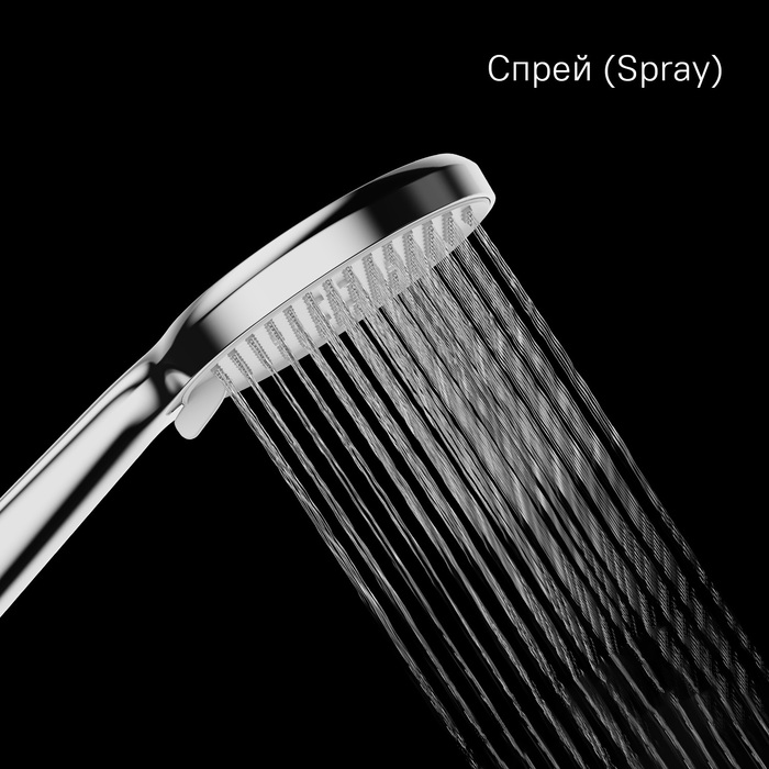 Лейка для душа, 3F, Идеал Спа (Ideal Spa), Milardo, ILS3FCRM18