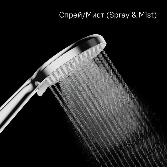 Лейка для душа, 3F, Идеал Спа (Ideal Spa), Milardo, ILS3FCRM18