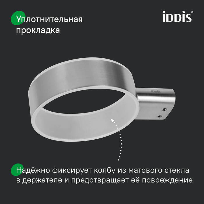 Ершик, нержавеющая сталь, Петит (Petite), хром матовый, IDDIS, PETSSSGi47
