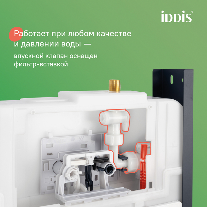Бачок скрытого монтажа для приставных унитазов, Профикс (Profix), IDDIS, PRO000Ci32