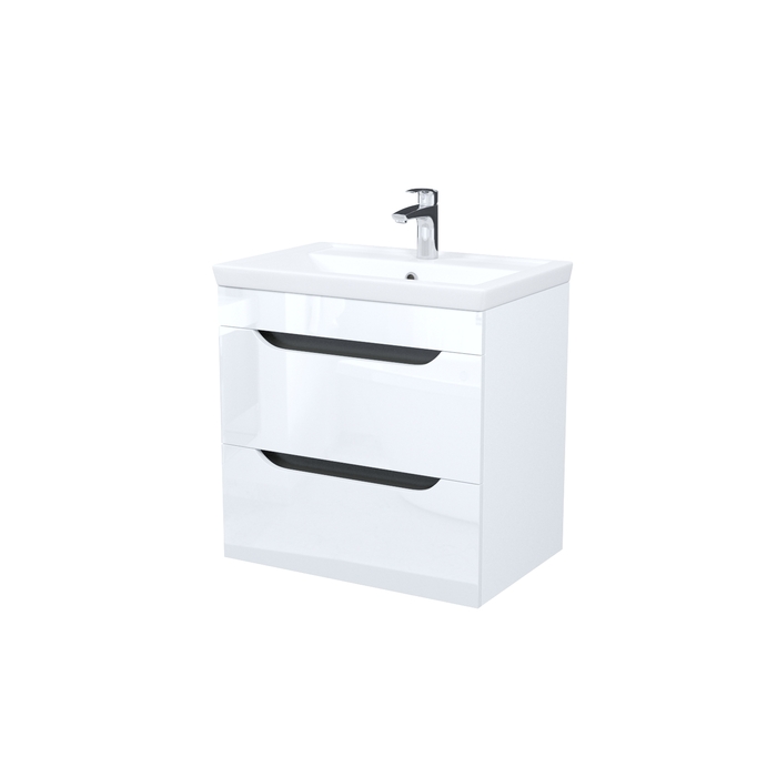 Тумба с умывальником, подвесная, 60 см, белый, Рэй (Ray), IDDIS, RAY60W0i95K подходит умыв. 4076000i28