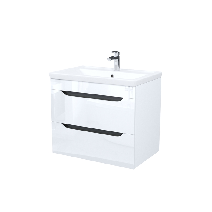 Тумба с умывальником, подвесная, 70 см, белый, Рэй (Ray), IDDIS, RAY70W0i95K подходит умыв. 4077000i28