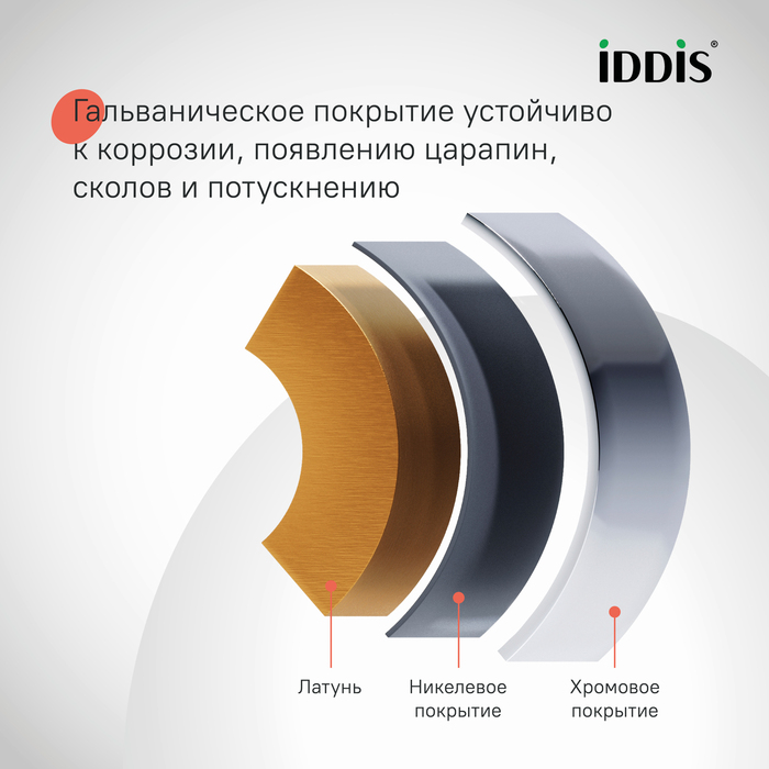 Смеситель для ванны с верхним душем, Шелфи (Shelfy), IDDIS, SHESB3Bi06