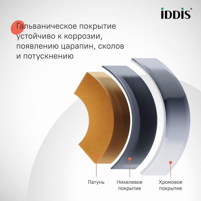 Смеситель для ванны с верхним душем, Шелфи (Shelfy), IDDIS, SHESBBTi06