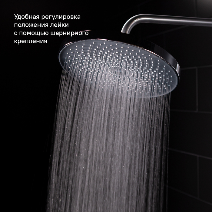 Душевой гарнитур с верхней лейкой, СпаХоум (SpaHome), IDDIS, SPA3F0Ci76