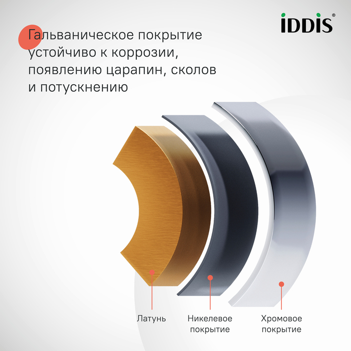 Смеситель для ванны с верхним душем, СпаХоум (SpaHome), IDDIS, SPASBBTi06