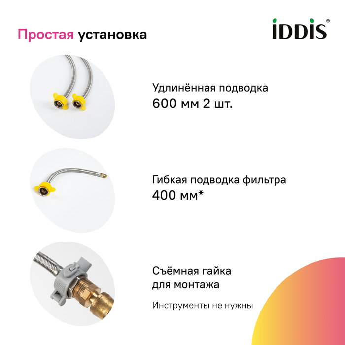 SPNBNCFi05, Смеситель для кухни с каналом для фильтрованной воды и круговым дивертором,сатин,Спин (Spin),ID