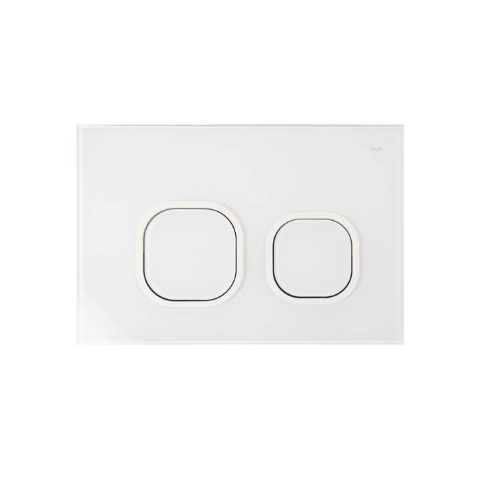 Клавиша смыва, универсальная, белый, Юнигласс (Uniglass), 001, IDDIS, UNG01GWi77