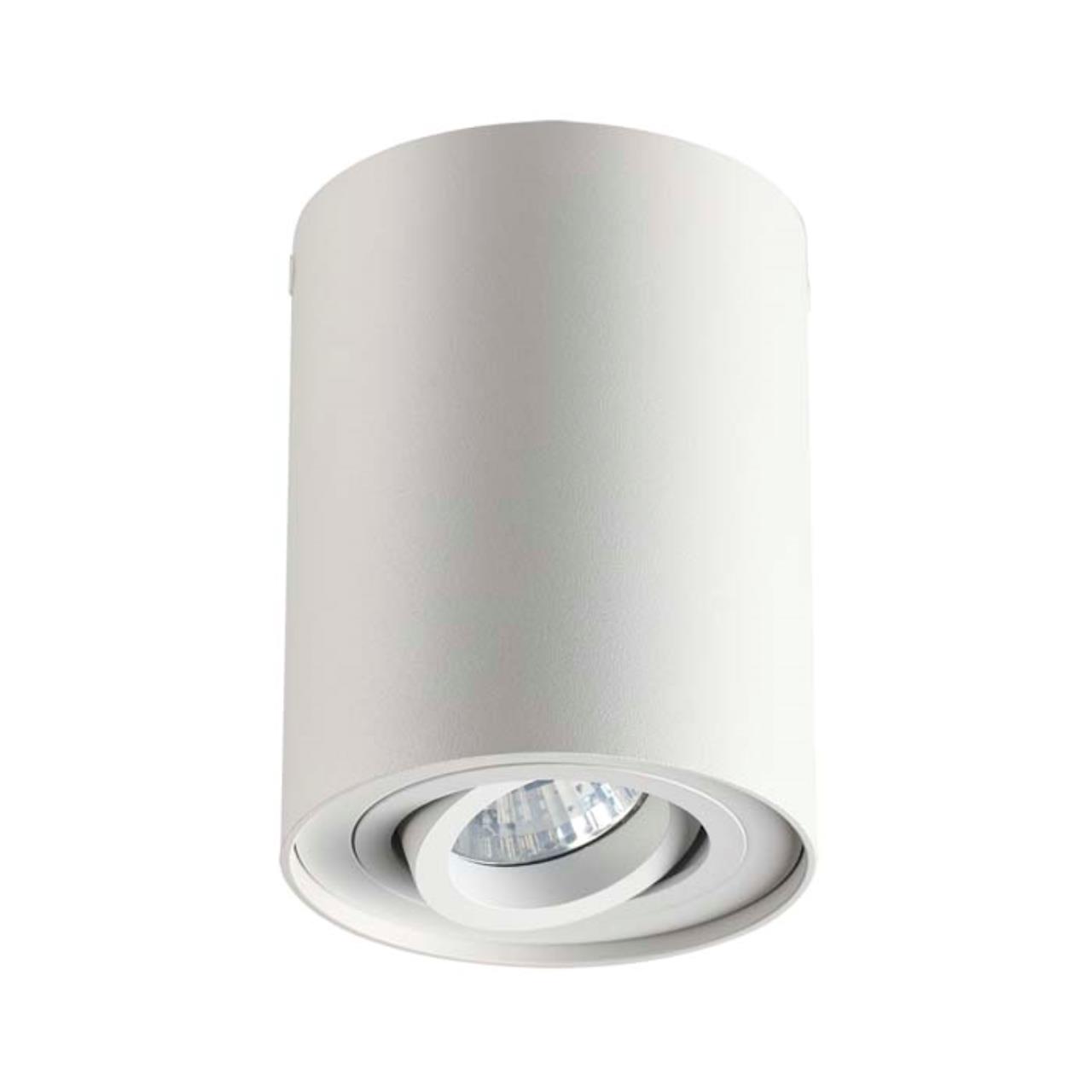 3564/1C HIGHTECH ODL18 000 белый Потолочный накладной светильник IP20 GU10 1*50W 220V PILLARON