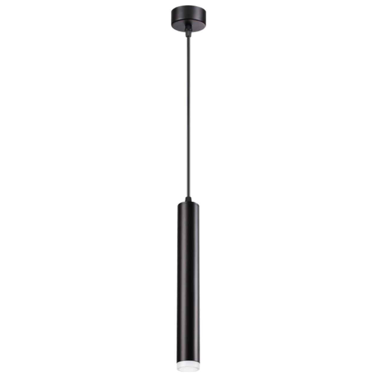 358130 OVER NT19 438 черный Накладной св-к длина провода 1м IP20 LED 3000K 10W 160 - 265V MODO