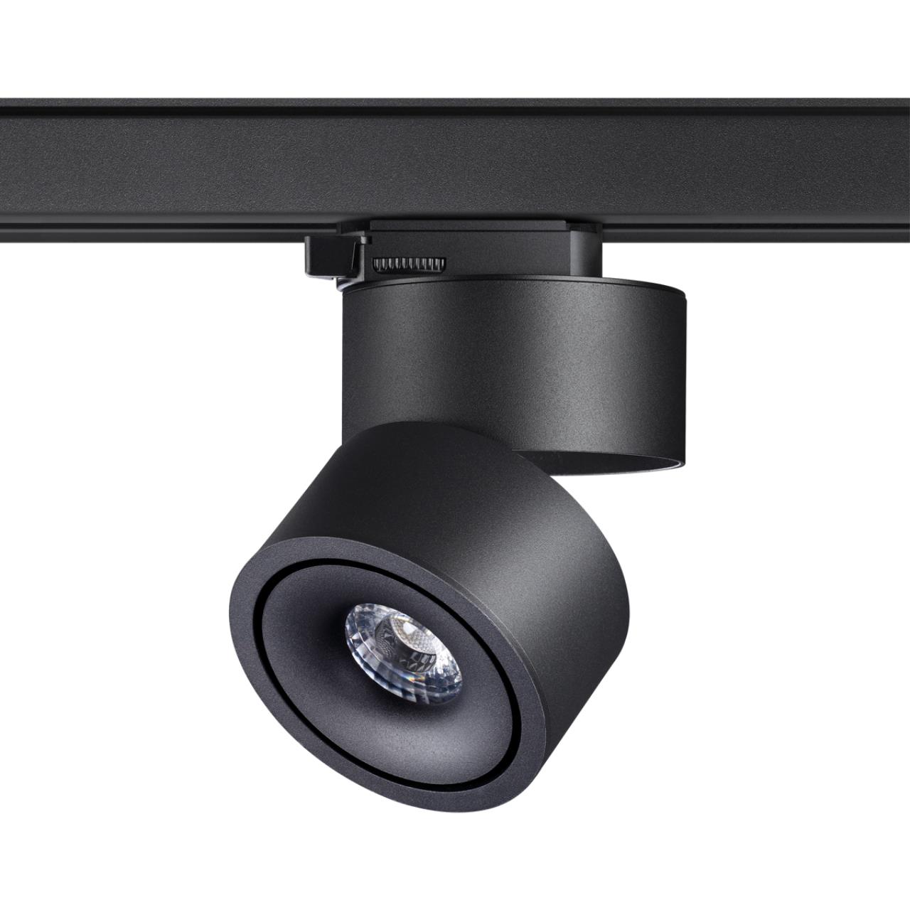 358779 PORT NT21 314 черный Трехфазный трековый светодиодный светильник IP20 LED 15W 4000K 1300Лм 100-265V GRODA