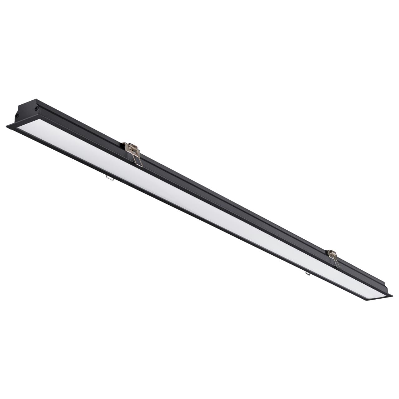 358821 SPOT NT22 550 черный Встраиваемый светодиодный светильник IP20 LED 4000K 24W 220V ITER