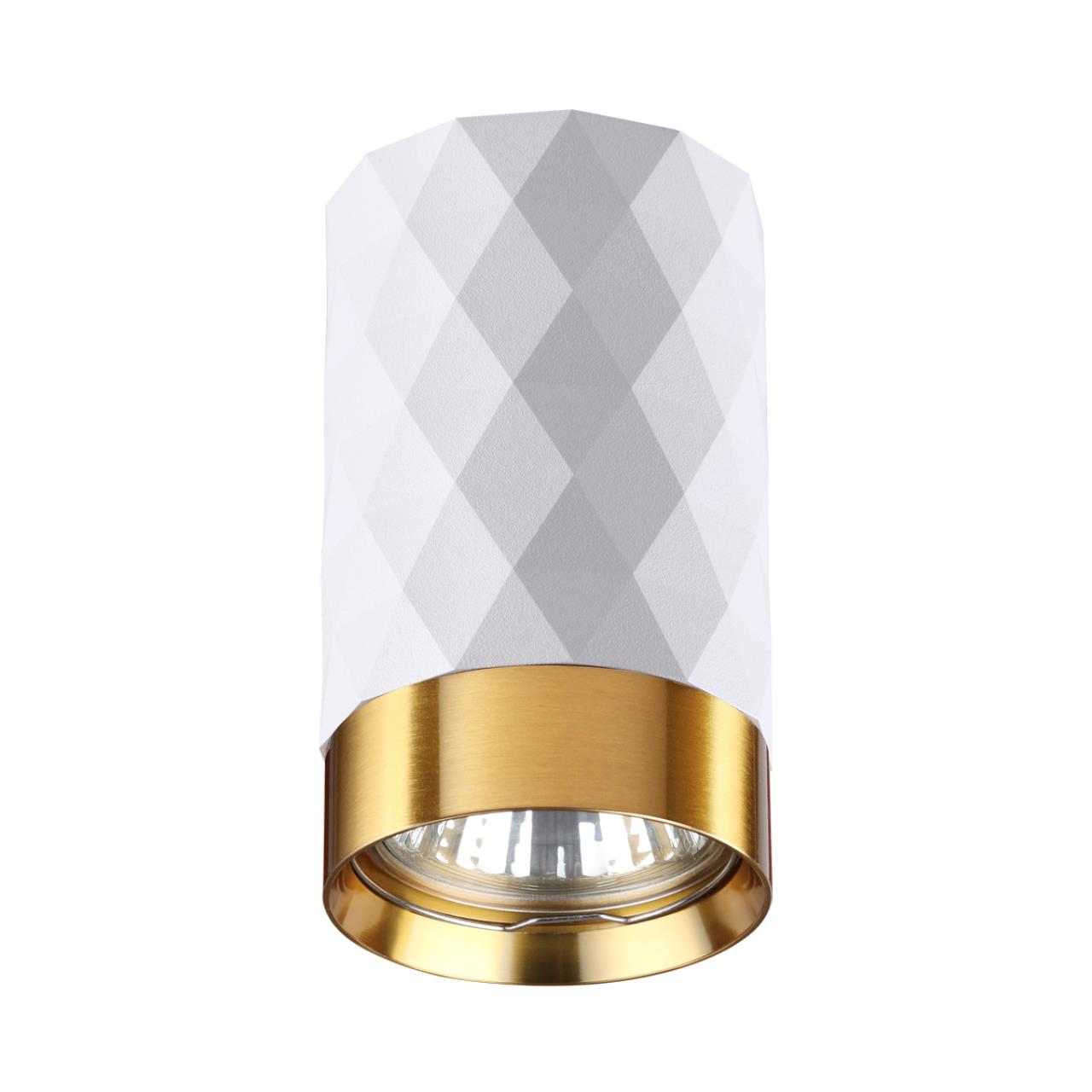 4286/1C HIGHTECH ODL22 329 белый/золотистый/металл Потолочный светильник IP20 LED GU10 max 10W AD ASTRUM