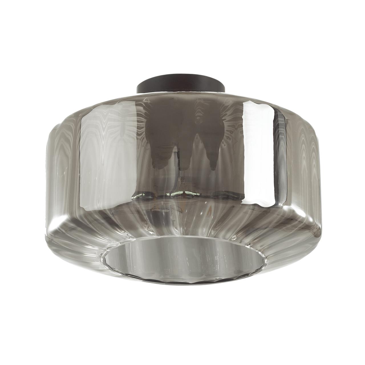 4746/1C PENDANT ODL21 409 дымчатый/черный Светильник потолочный E27 1*60W BINGA