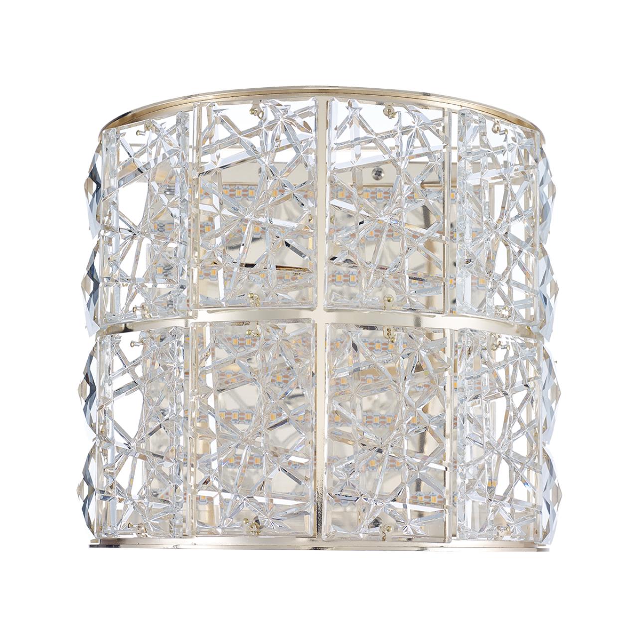 5071/32WL HALL ODL24 595 золото/прозрачный/металл/хрусталь/стекло Бра LED 15W 3700K VERSION