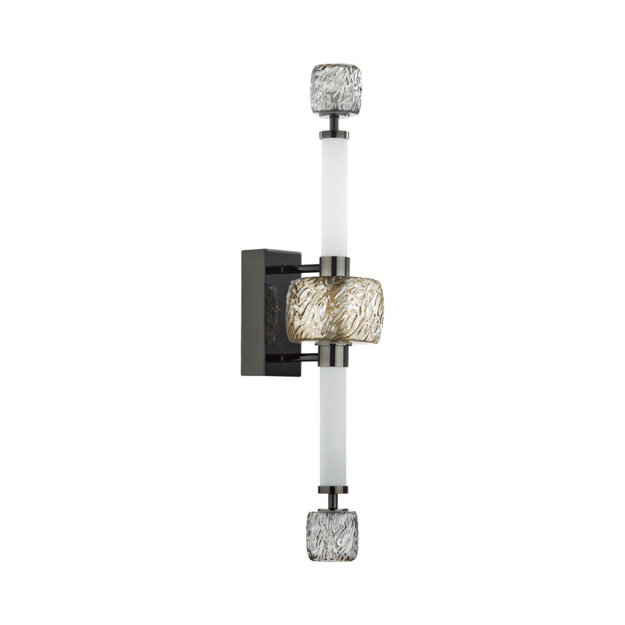 5427/28WL L-VISION ODL_EX24 000 черный хром/белый/дымчатый/коньячный/металл/стекло/акрил Бра LED 28W 3000K KLIFF