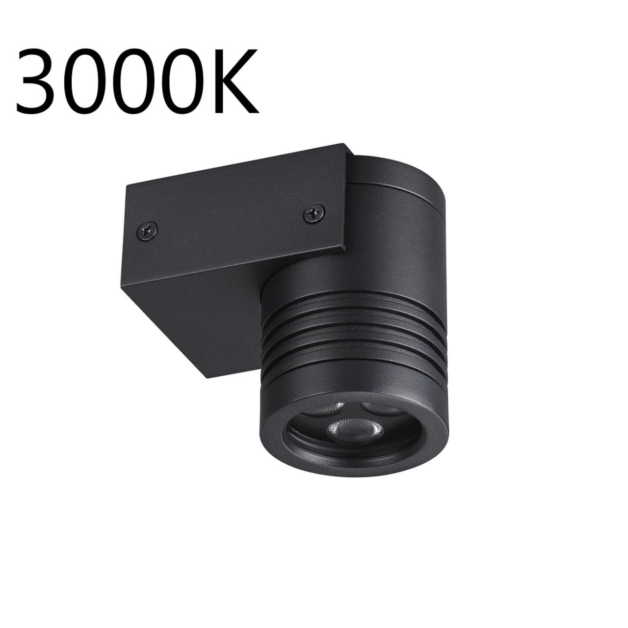 6648/6WL3 NATURE ODL25 687 черный/металл Фасадный светильник IP67 LED CREE 6W 3000K 30° AC85-265V STIMA