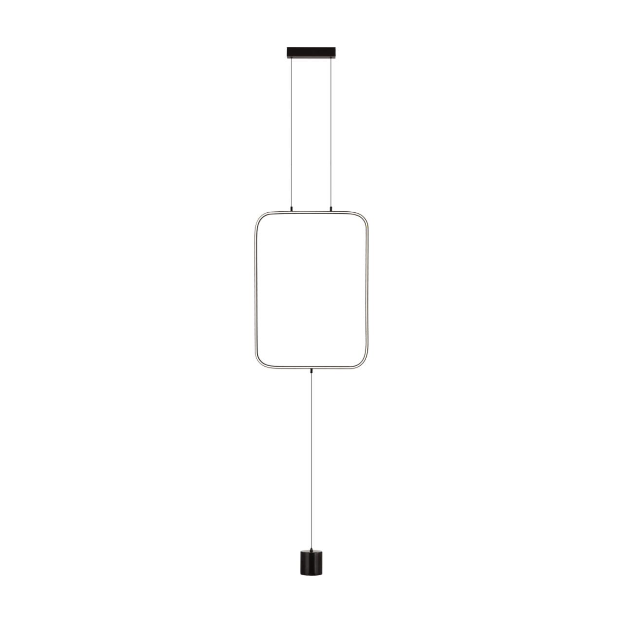 7022/27FLA HIGHTECH ODL25 283 Напольный светильник черный/металл/акрил IP20 LED 3000K 220V TEO