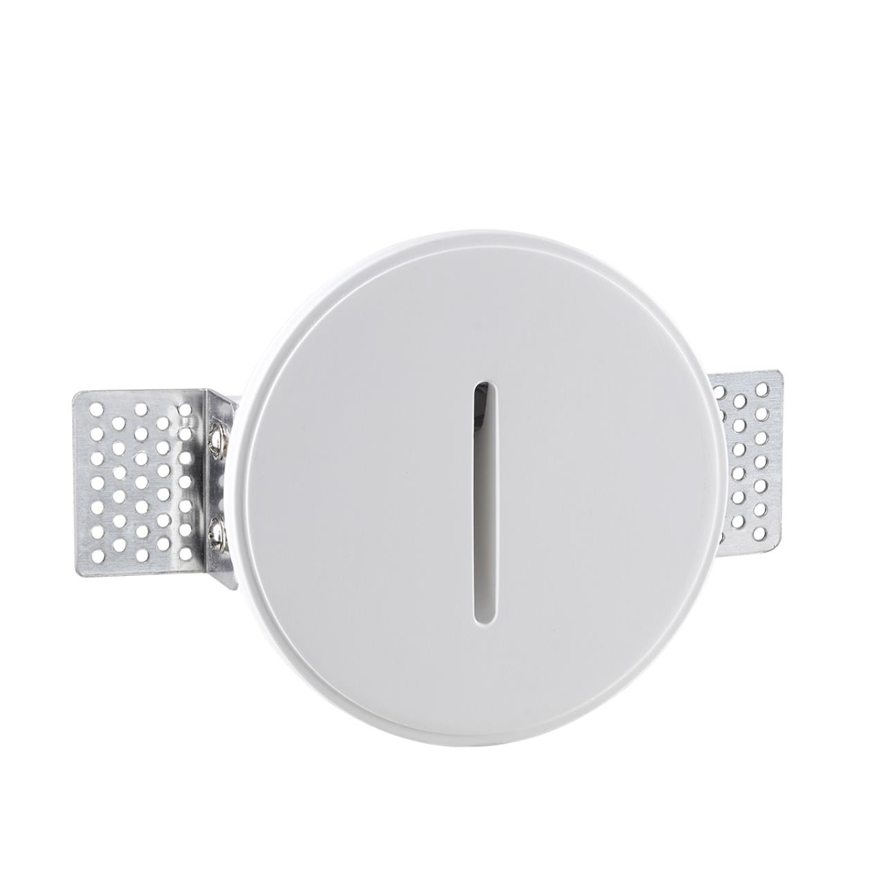 7081/3WL HIGHTECH ODL25 339 Подсветка лестницы круглая металл/гипс IP20 LED 3W 3000K 220V GIPS