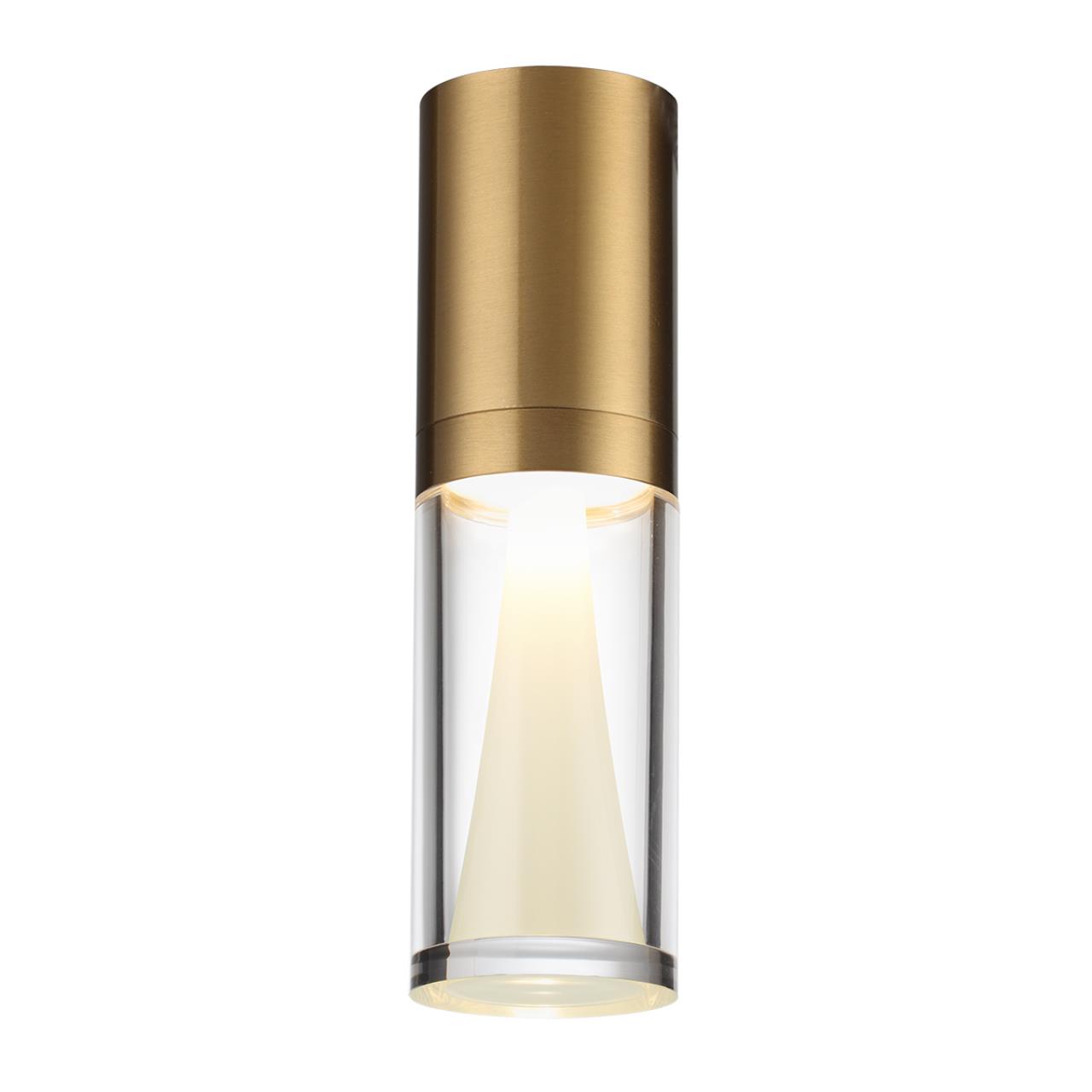 7144/4CL HIGHTECH ODL26 515 Потолочный светильник античная бронза/акрилл/металл IP20 LED 4W 280Лм 3000K 180° 220V DEFANCE