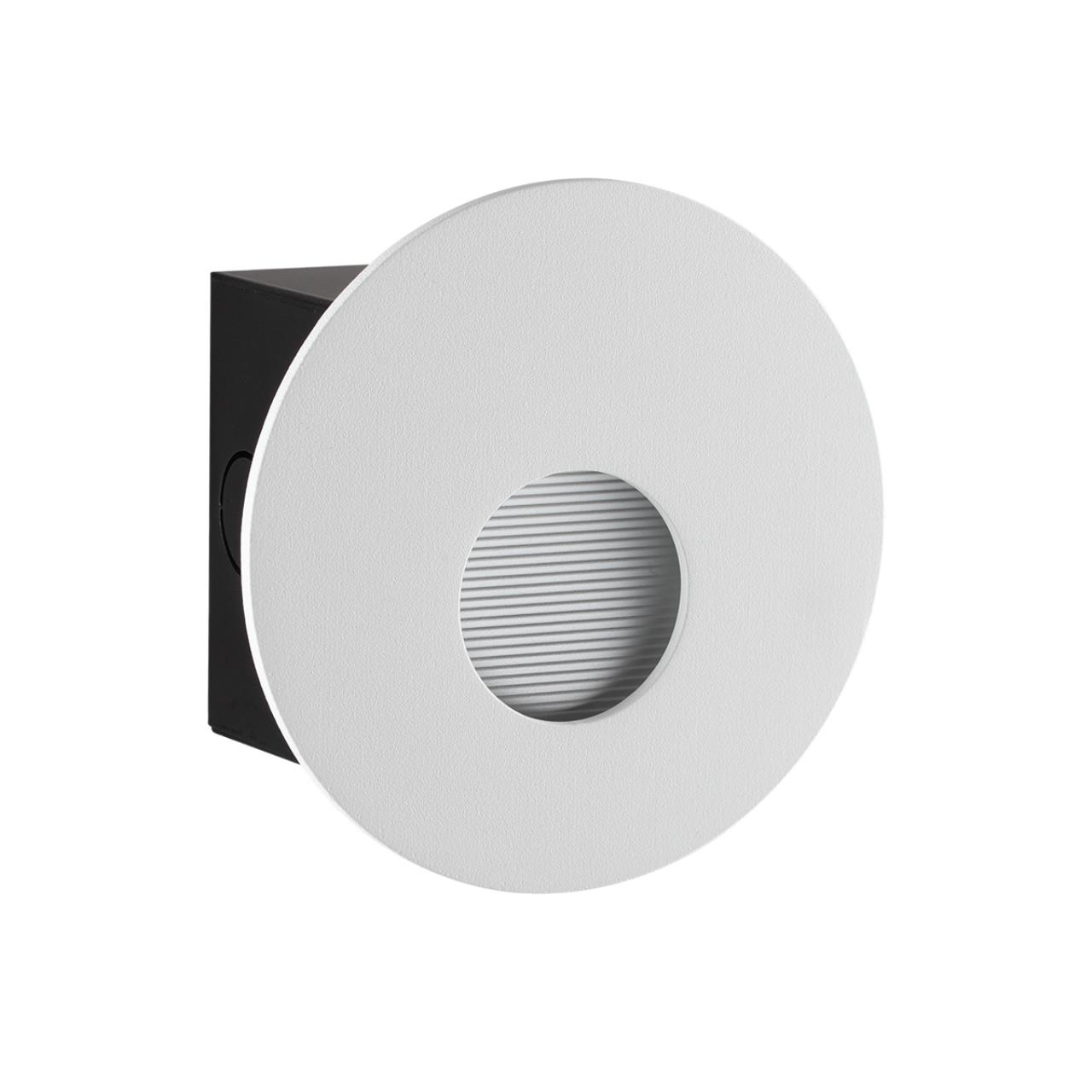 7166/3WL HIGHTECH ODL26 341 Подсветка лестницы  белый/металл IP20 LED 3W 2700K 220-240V ESCALA