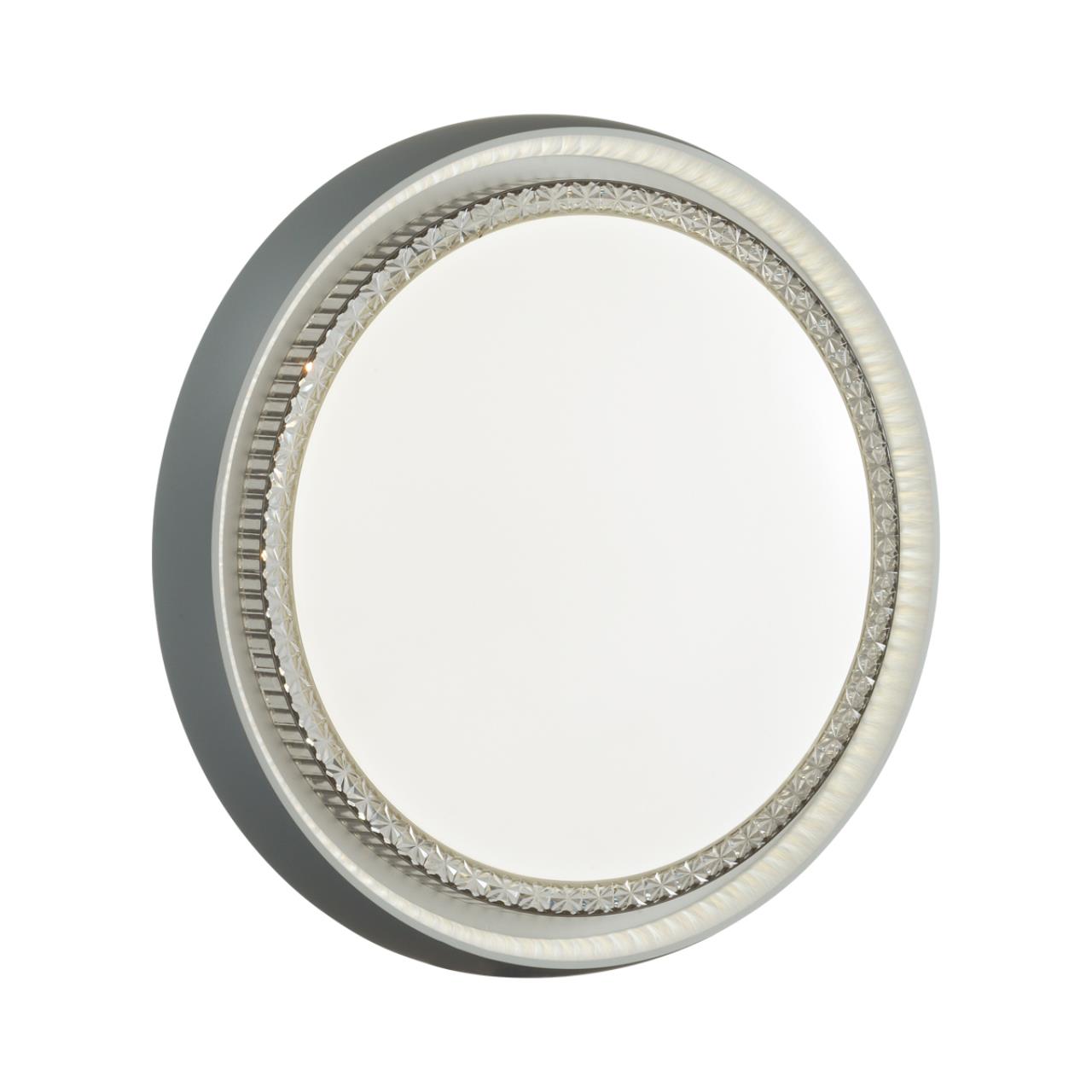 7644/DL PALE SN 000 Светильник пластик/белый/серый LED 48Вт 4000К D425 IP43 RAHIG