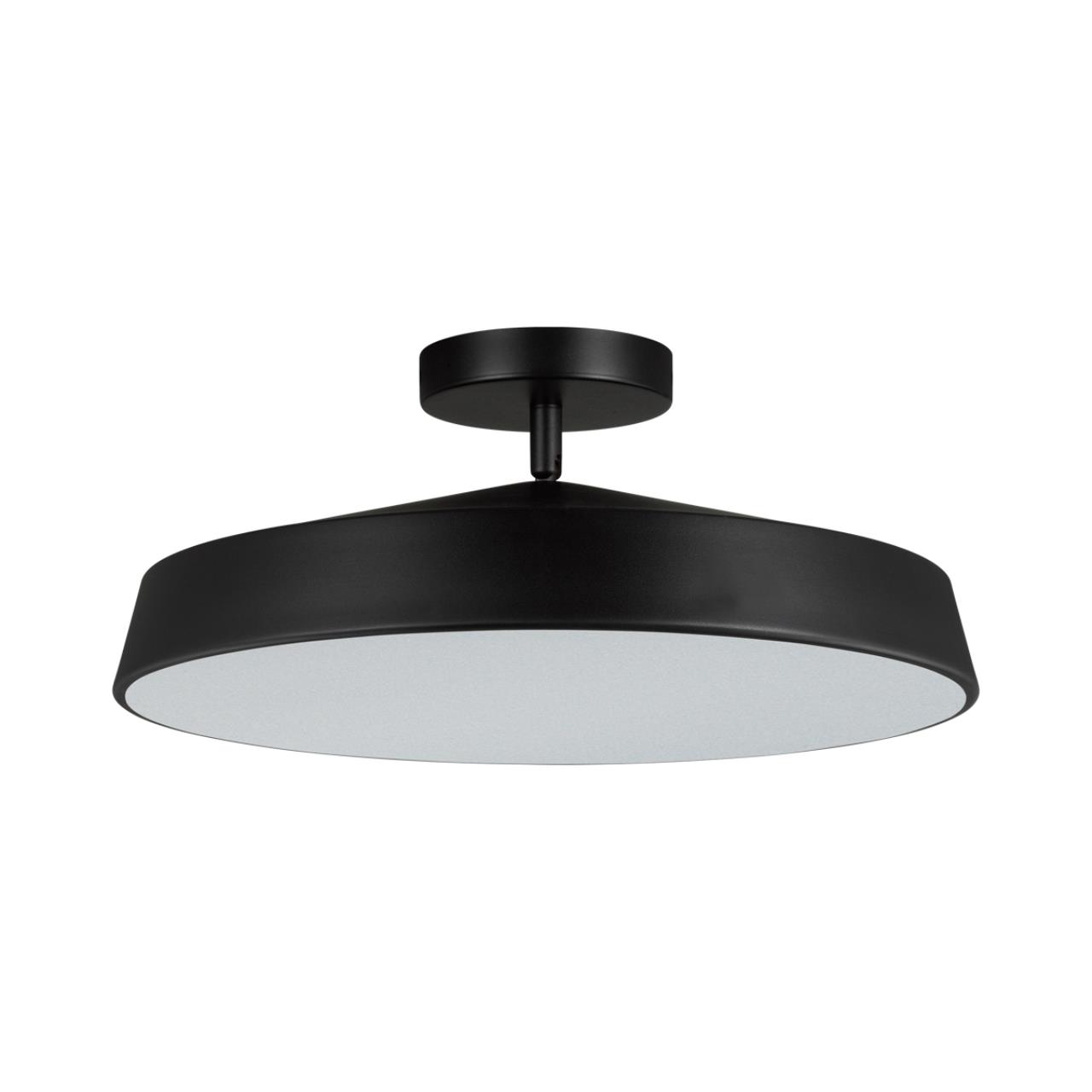 7656/48L MITRA LED SN 547 Светильник пластик/белый/черный LED 48Вт 4000K D400 IP20 MIRA BLACK