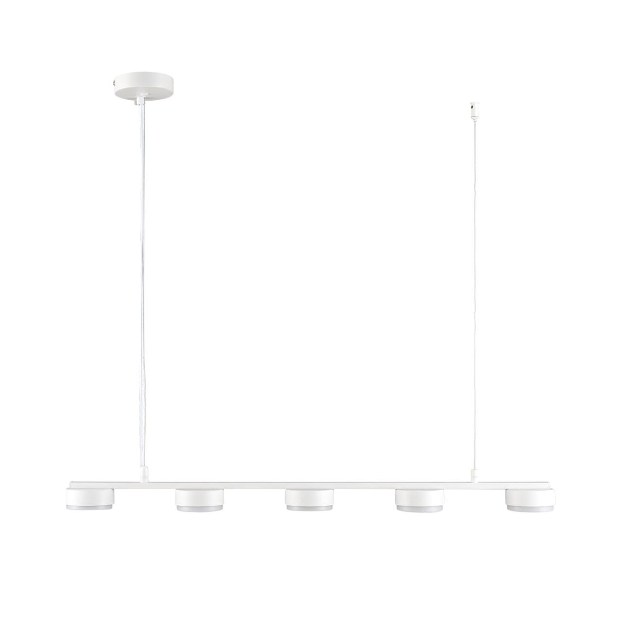 8265/5 COMFI LN26 234 металл, белый Светильник подвесной GX53 LED 5*7W 220V TORINA