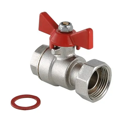 Кран с накидной гайкой ВР3/4" х 1"гайка