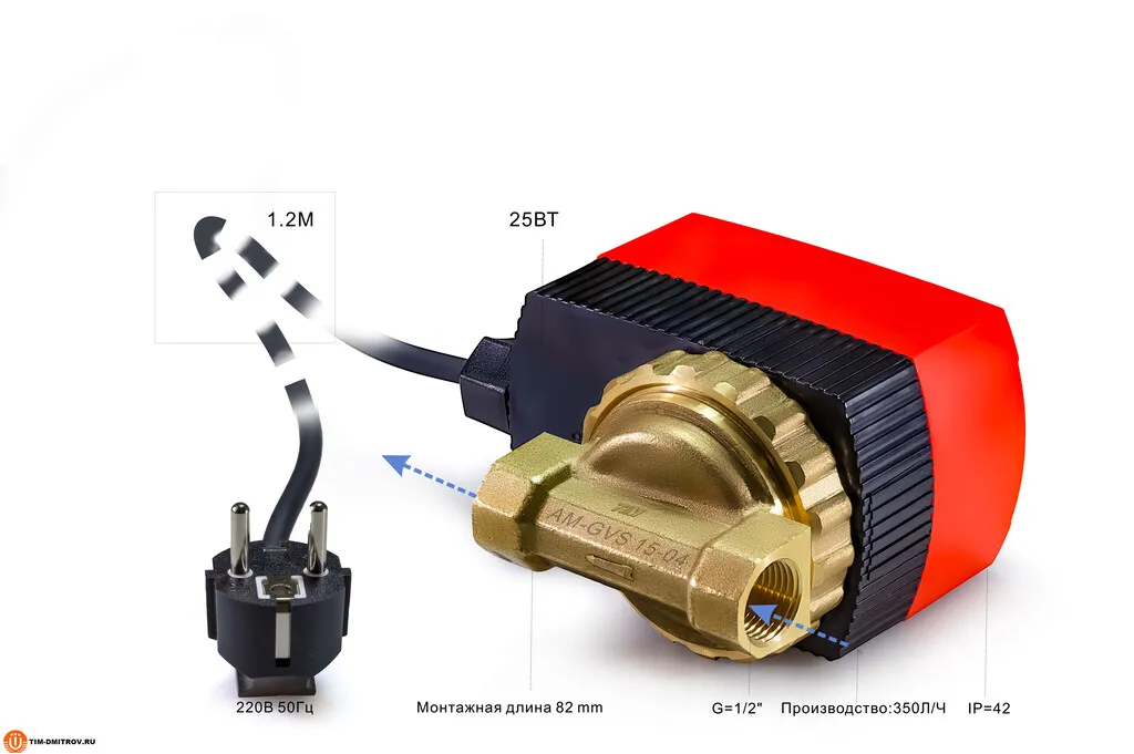 Насос рециркуляции ГВС 1/2" TIM AM-GVS15-04