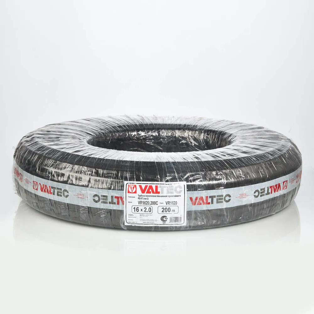 Труба сшит/п Valtec PE-RT ø16х2.0 мм (бухта 200м)