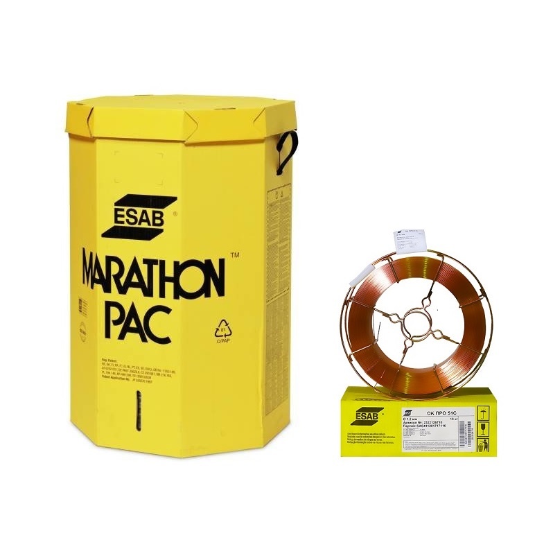 Сварочная проволока ESAB OK ПРО 51С (Сертификат СК, СЕ)