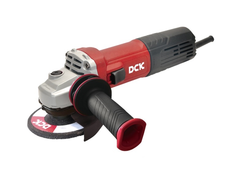 Машина шлифовальная угловая DCK KSM03–125S (Кейс), 950Вт, усиленые шестерни, сверхтонкий корпус.