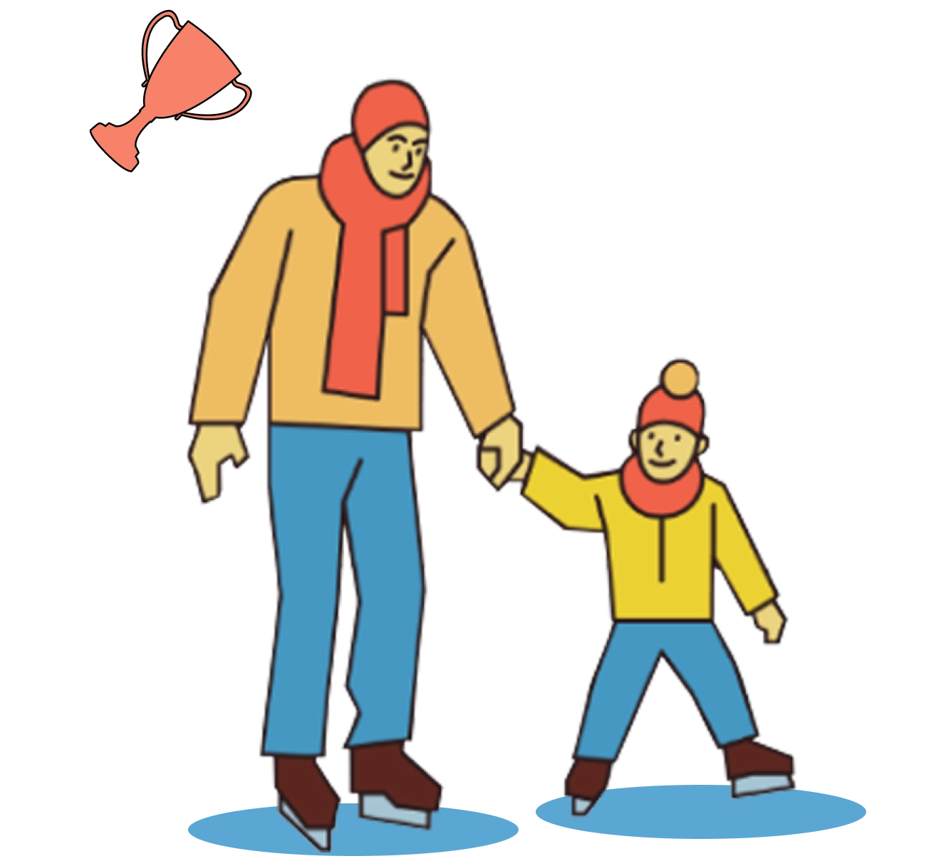 Футер (блок персонажа) Герои на льду