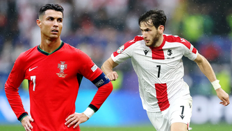 Хвича против Роналду! Угадай результат матча Грузия — Португалия и выиграй футболку топовой сборной Евро-2024