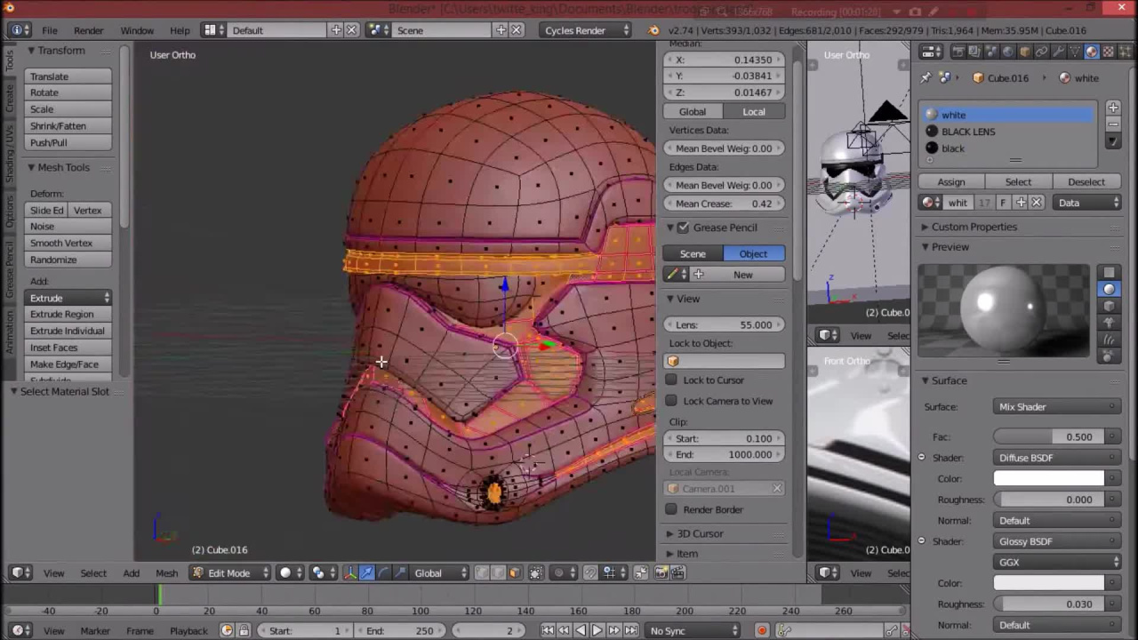 Создание и 3D-печать штурмовика Первого Ордена