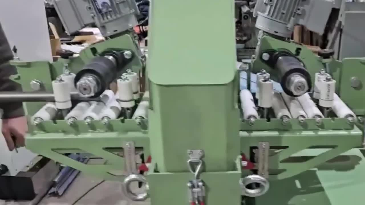 Шлифовка круглой трубы на станке ЛПШ-110 