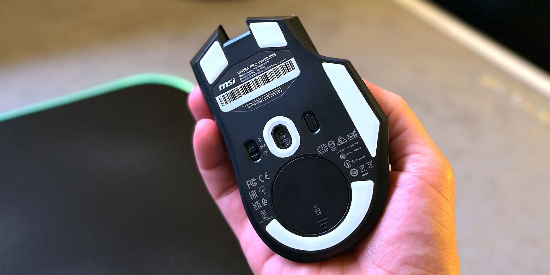 Изображение в галерее статьи: Обзор беспроводной игровой мыши MSI Versa Pro Wireless
