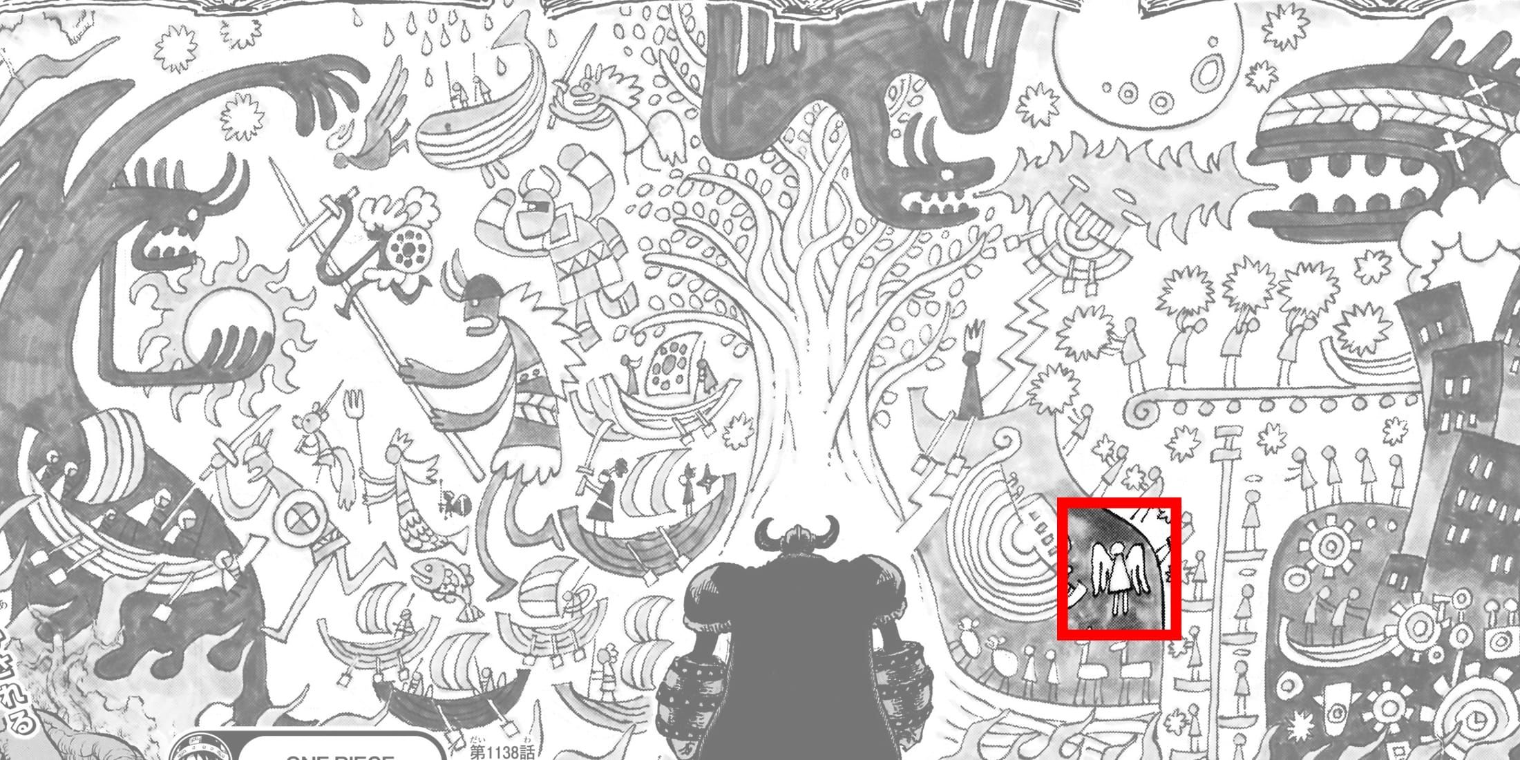 Изображение в галерее статьи: One Piece: Все расы, изображенные на древней фреске Эльбафа