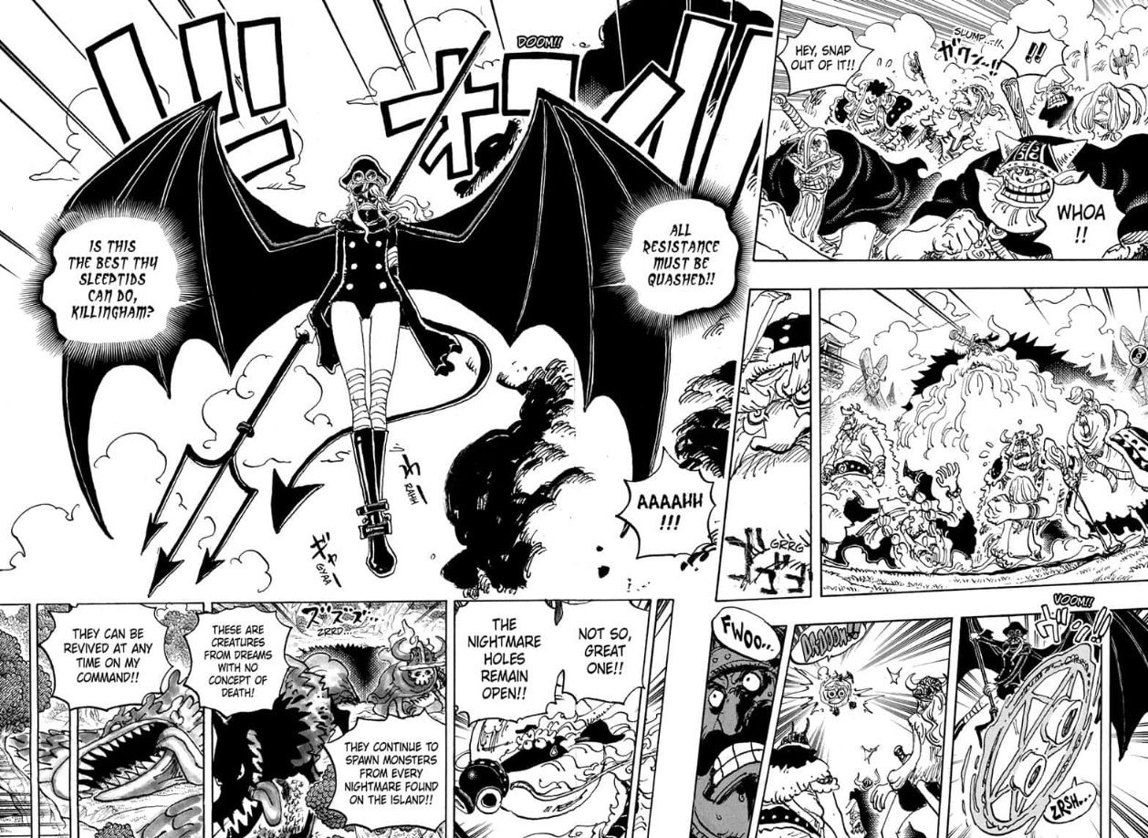 Изображение в галерее статьи: Глава 1150 One Piece потрясает всю арку Эльбафа появлением нового Короля Демонов