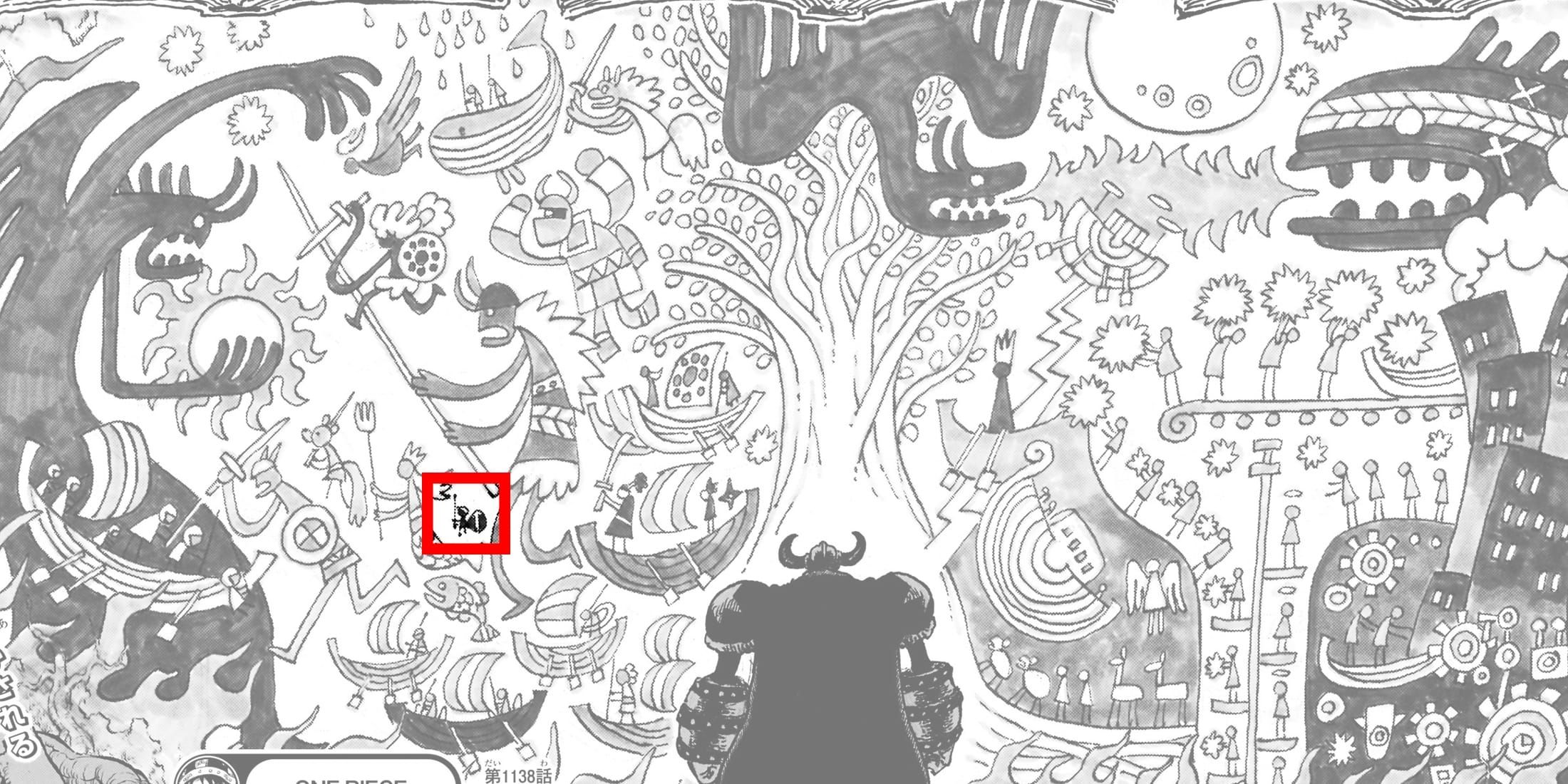 Изображение в галерее статьи: One Piece: Все расы, изображенные на древней фреске Эльбафа
