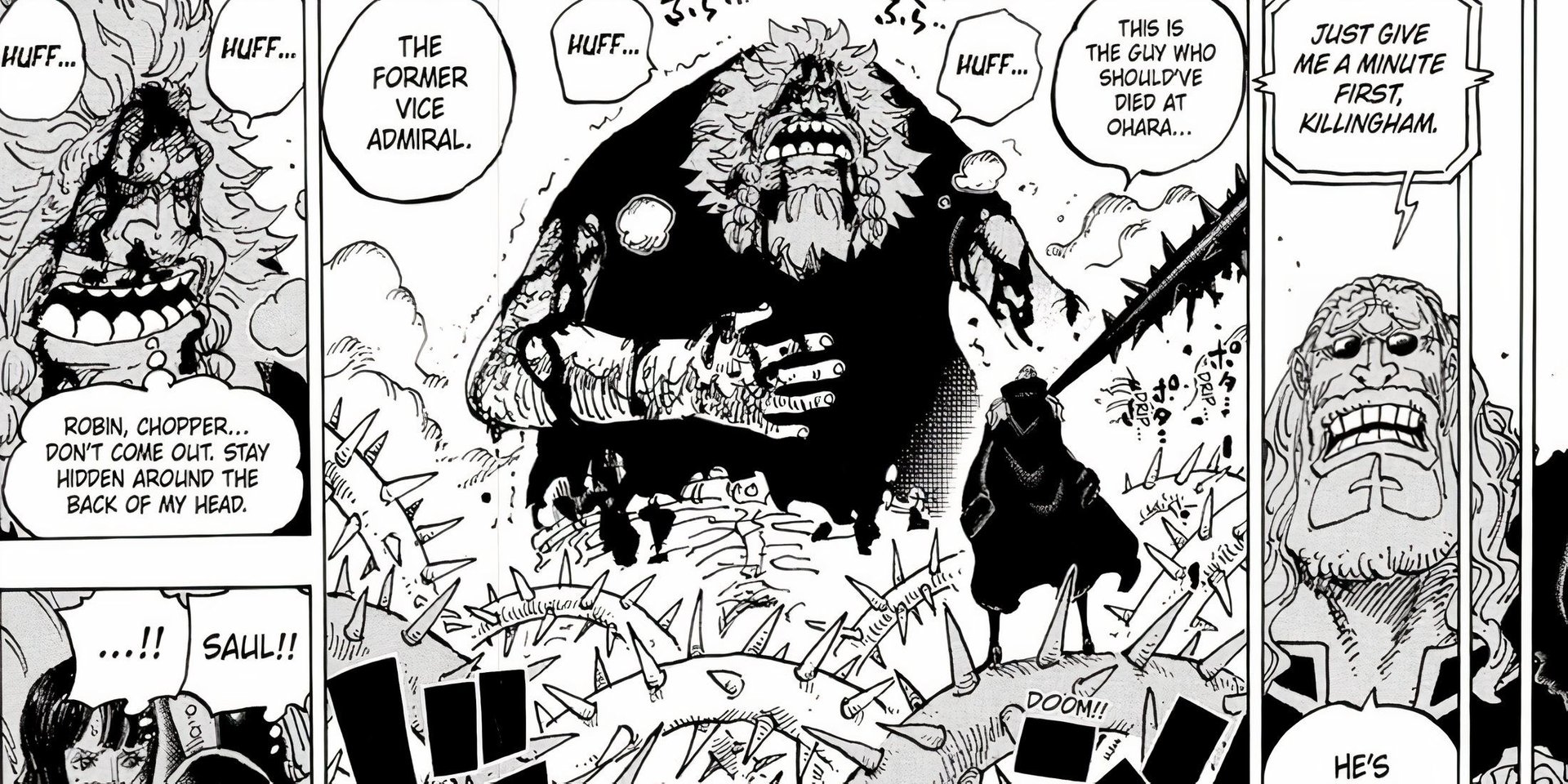 Изображение в галерее статьи: One Piece Глава 1147: Нико Робин вступает в битву против Святых Рыцарей