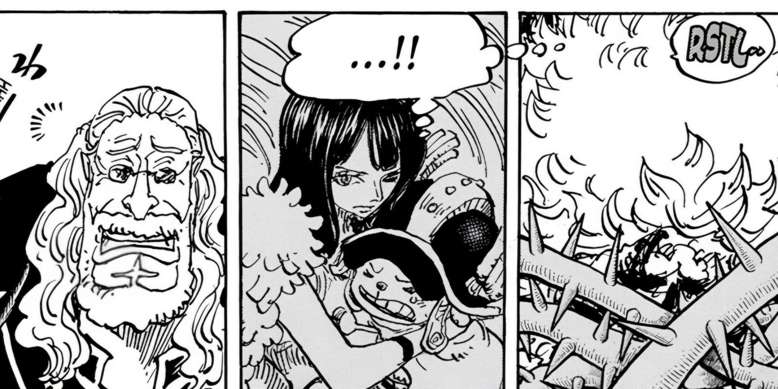 Изображение в галерее статьи: One Piece Глава 1147: Нико Робин вступает в битву против Святых Рыцарей