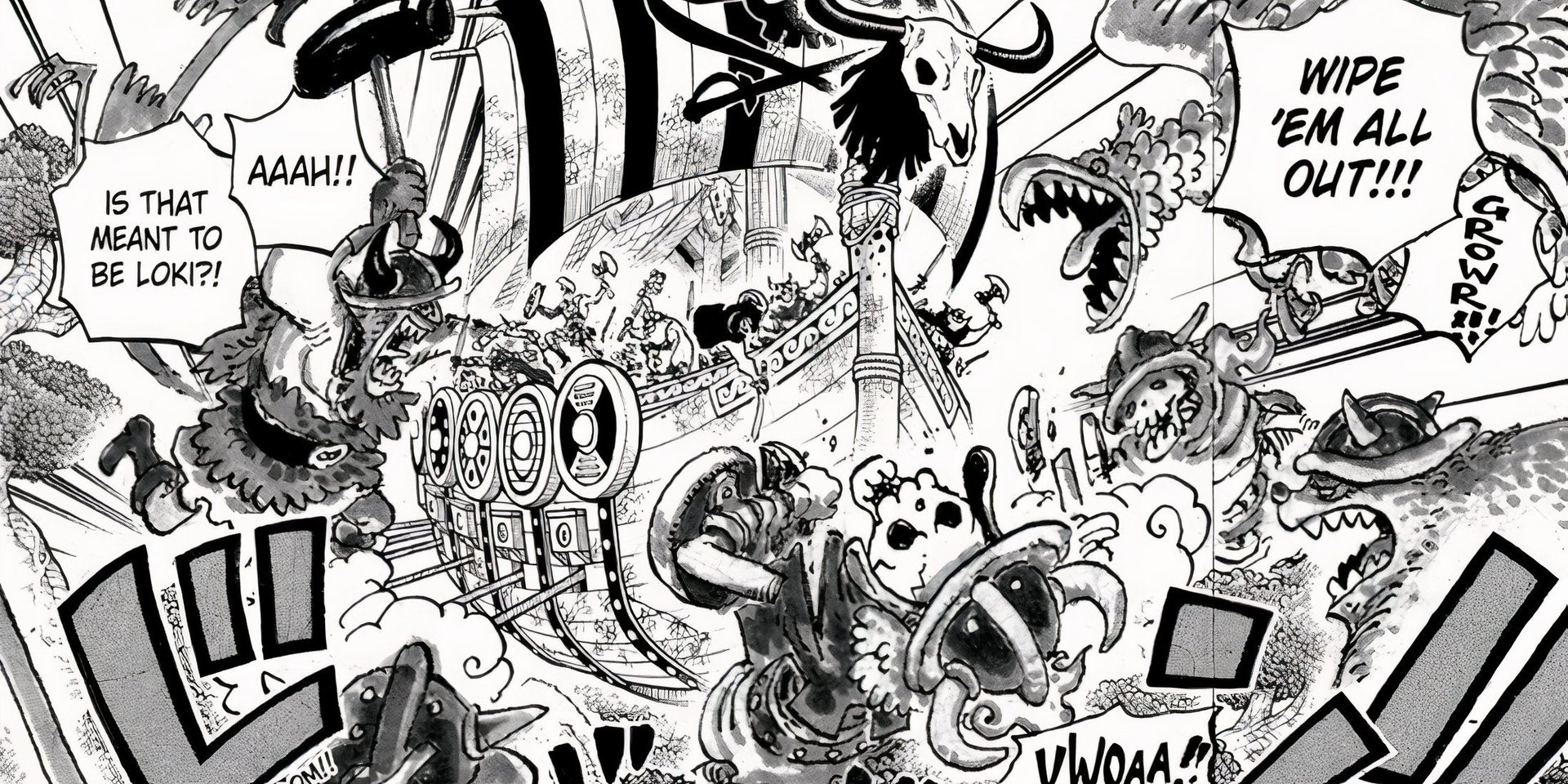 Изображение в галерее статьи: One Piece Глава 1147: Нико Робин вступает в битву против Святых Рыцарей