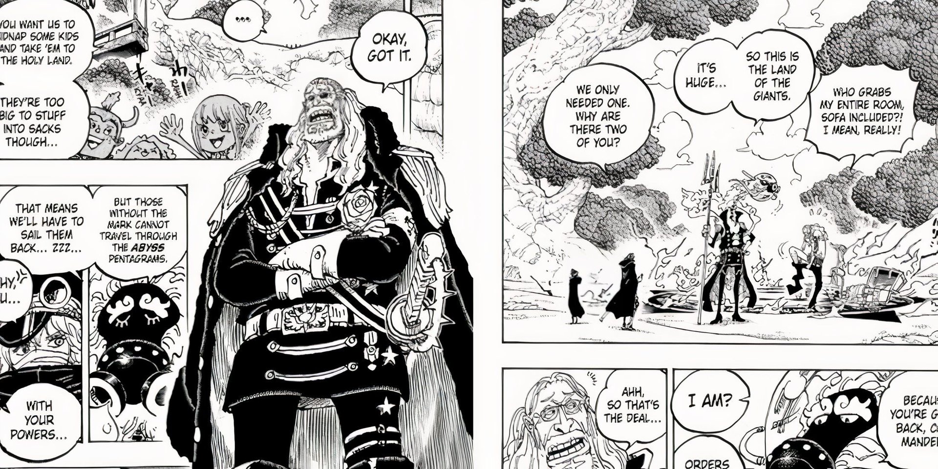 Изображение в галерее статьи: One Piece: Ода Только Что Раскрыл Абсолютную Силу Святых Рыцарей