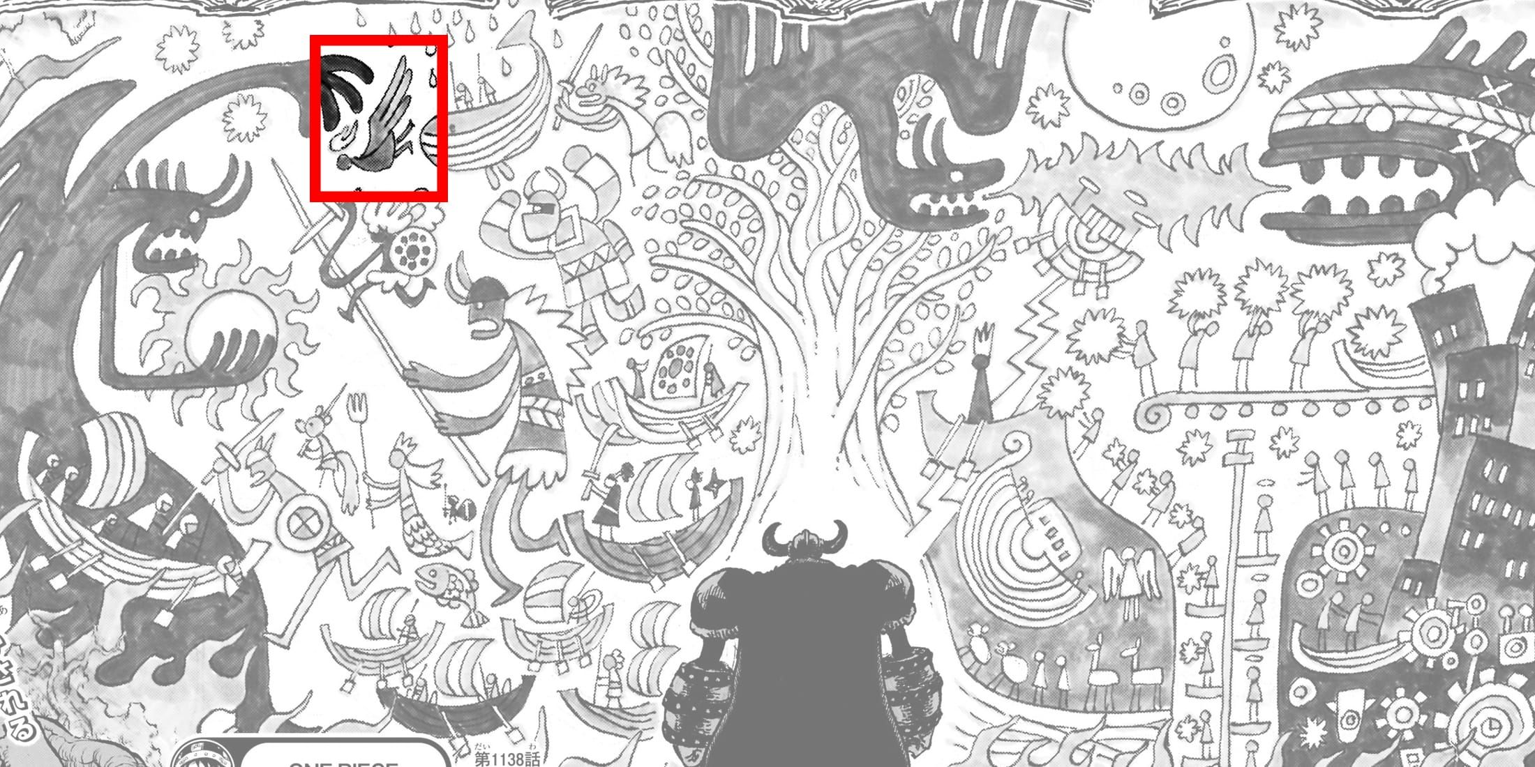 Изображение в галерее статьи: One Piece: Все расы, изображенные на древней фреске Эльбафа