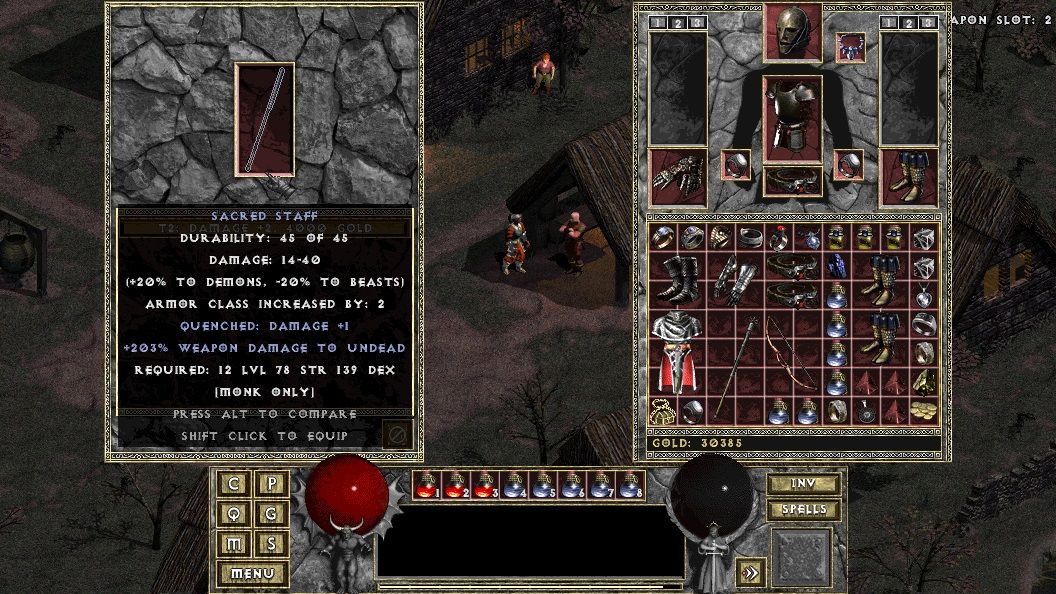 Изображение в галерее статьи: Diablo 1 получает модификацию Hell 3