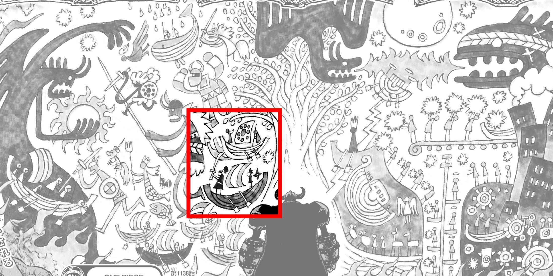 Изображение в галерее статьи: One Piece: Все расы, изображенные на древней фреске Эльбафа