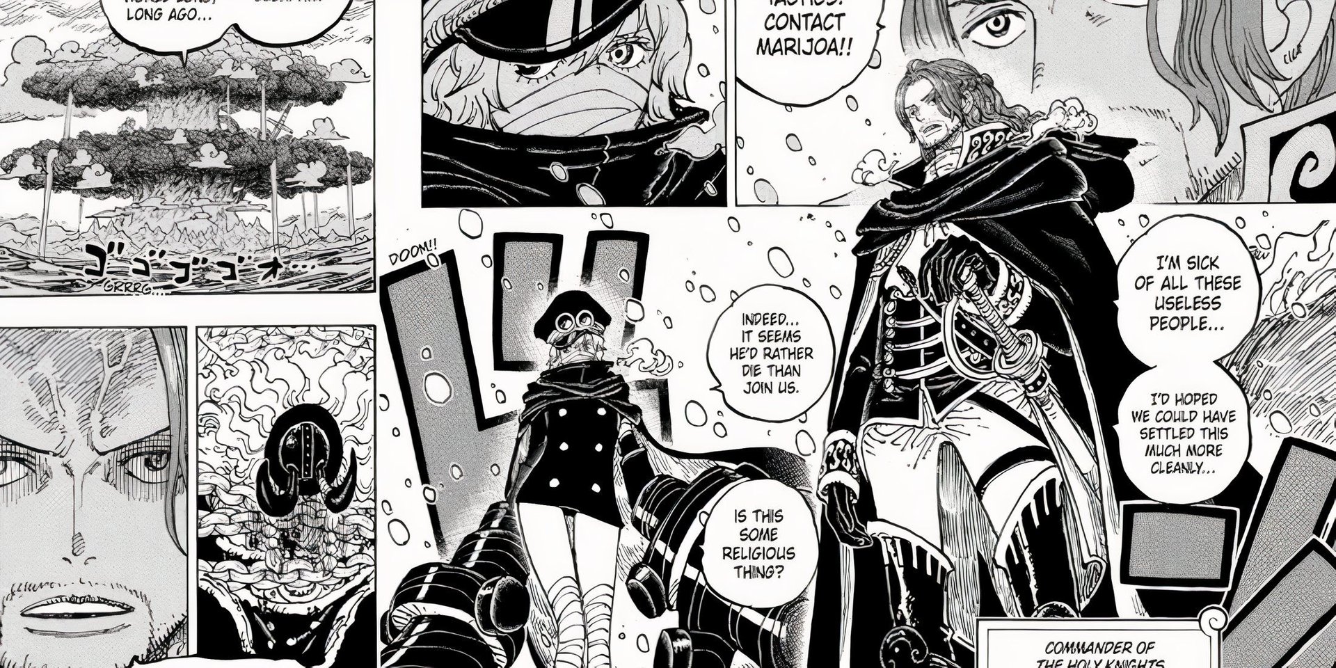 Изображение в галерее статьи: One Piece: Ода Только Что Раскрыл Абсолютную Силу Святых Рыцарей