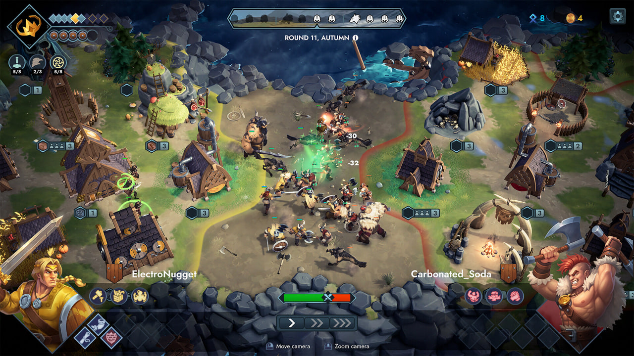 Под эгидой Shiro Games вышла Northgard Battlegrounds: странное продолжение стратегии о викингах